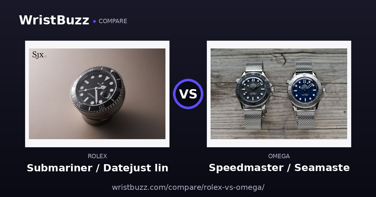 Rolex vs Omega: The Eternal Swiss Brand Question