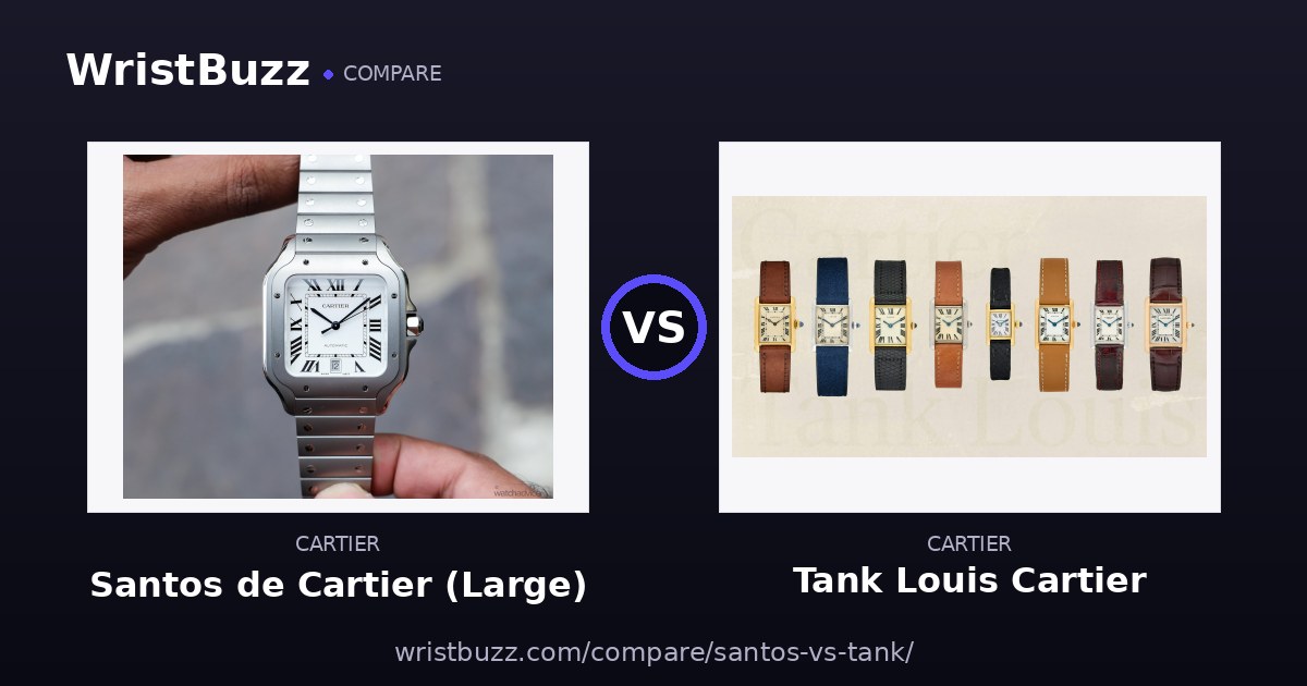Cartier Santos vs Cartier Tank