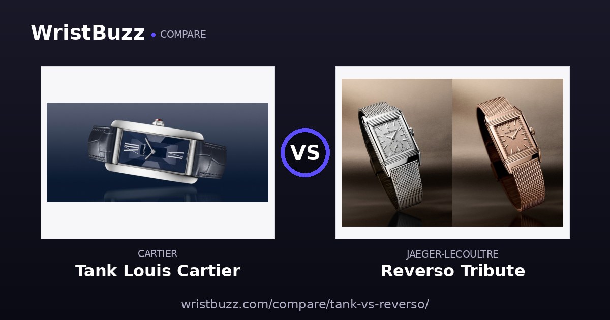 Cartier Tank vs Jaeger-LeCoultre Reverso