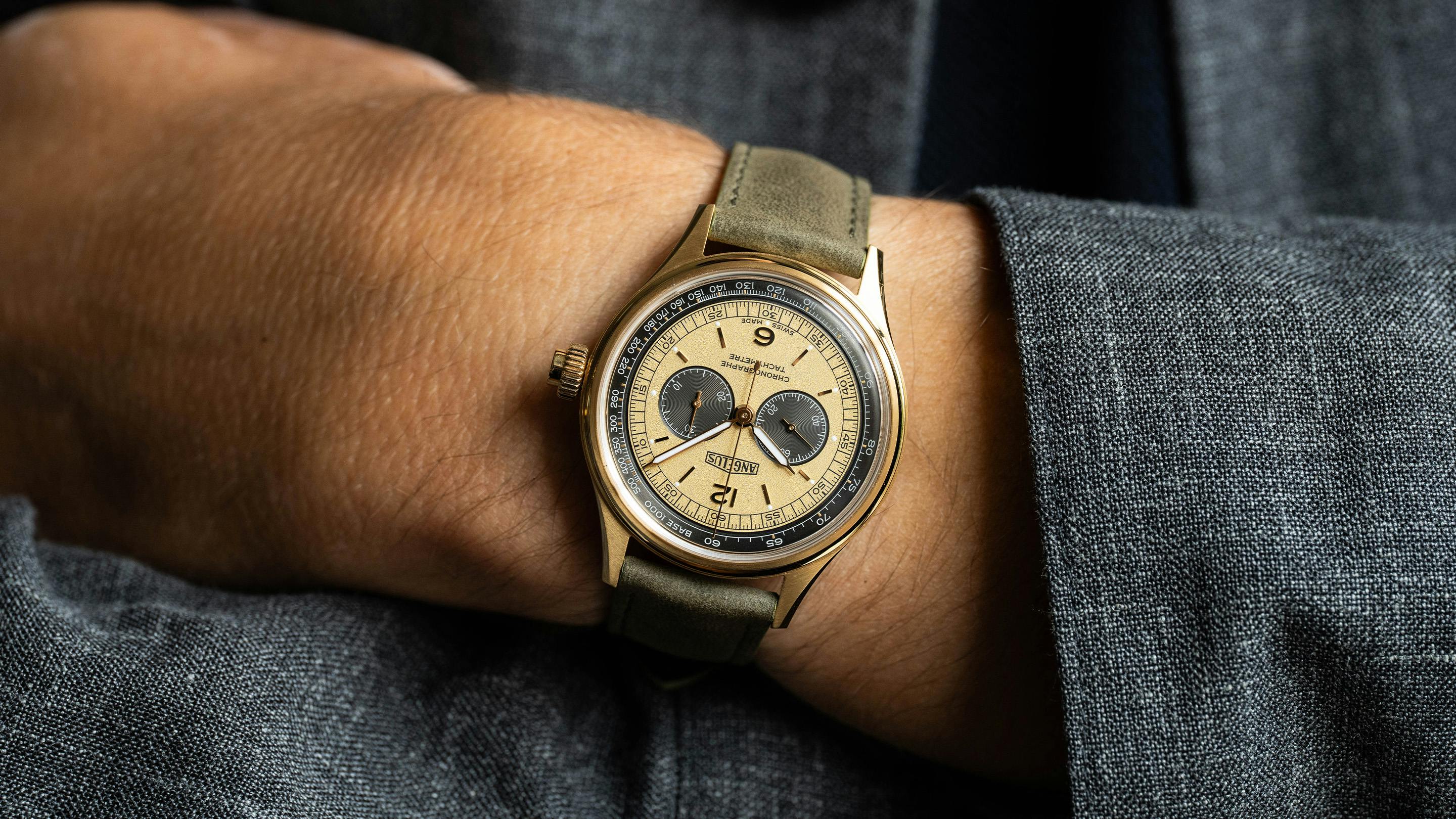 Angelus Chronographe Tachymètre - photo