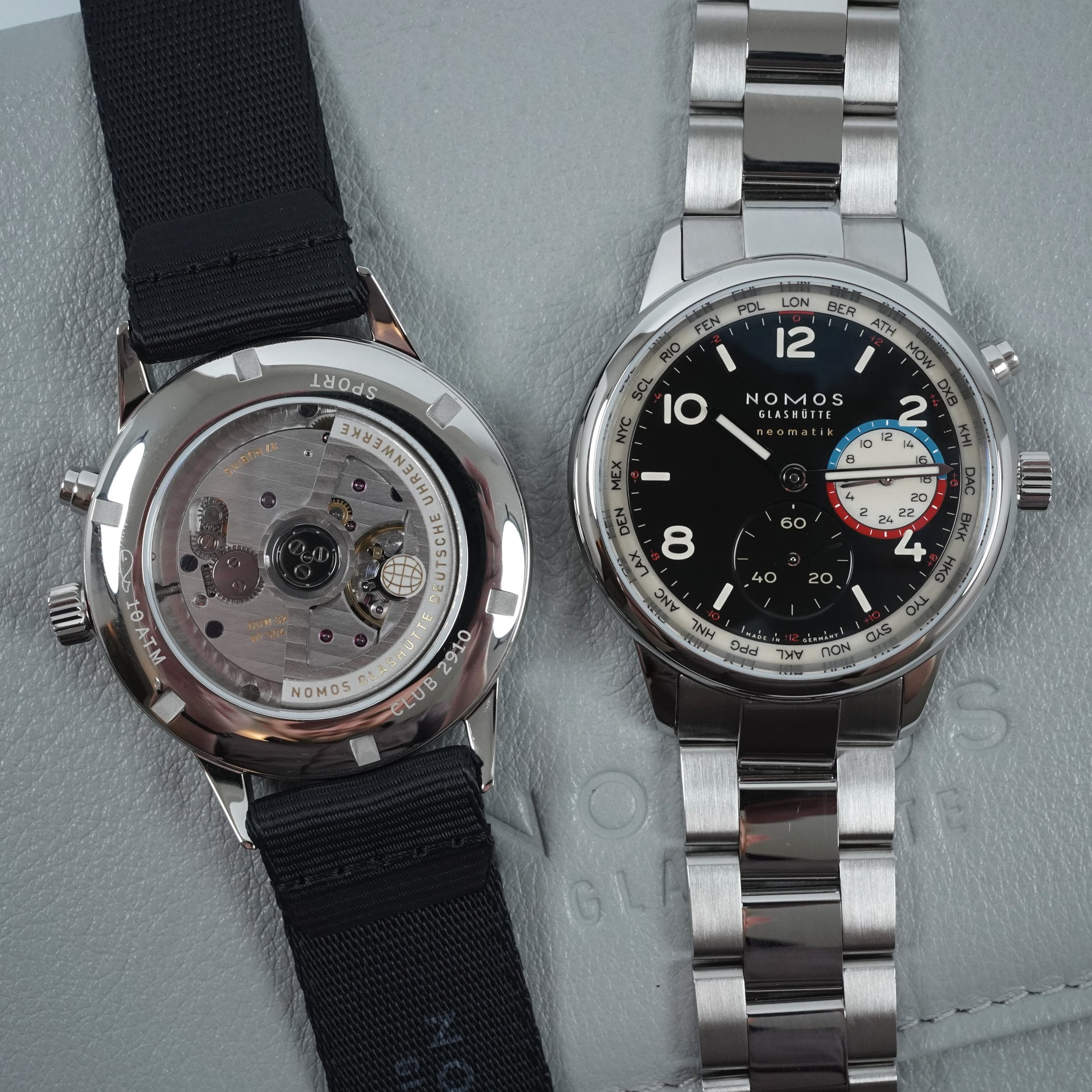 Nomos Club Sport Neomatik Worldtimer Dark - photo