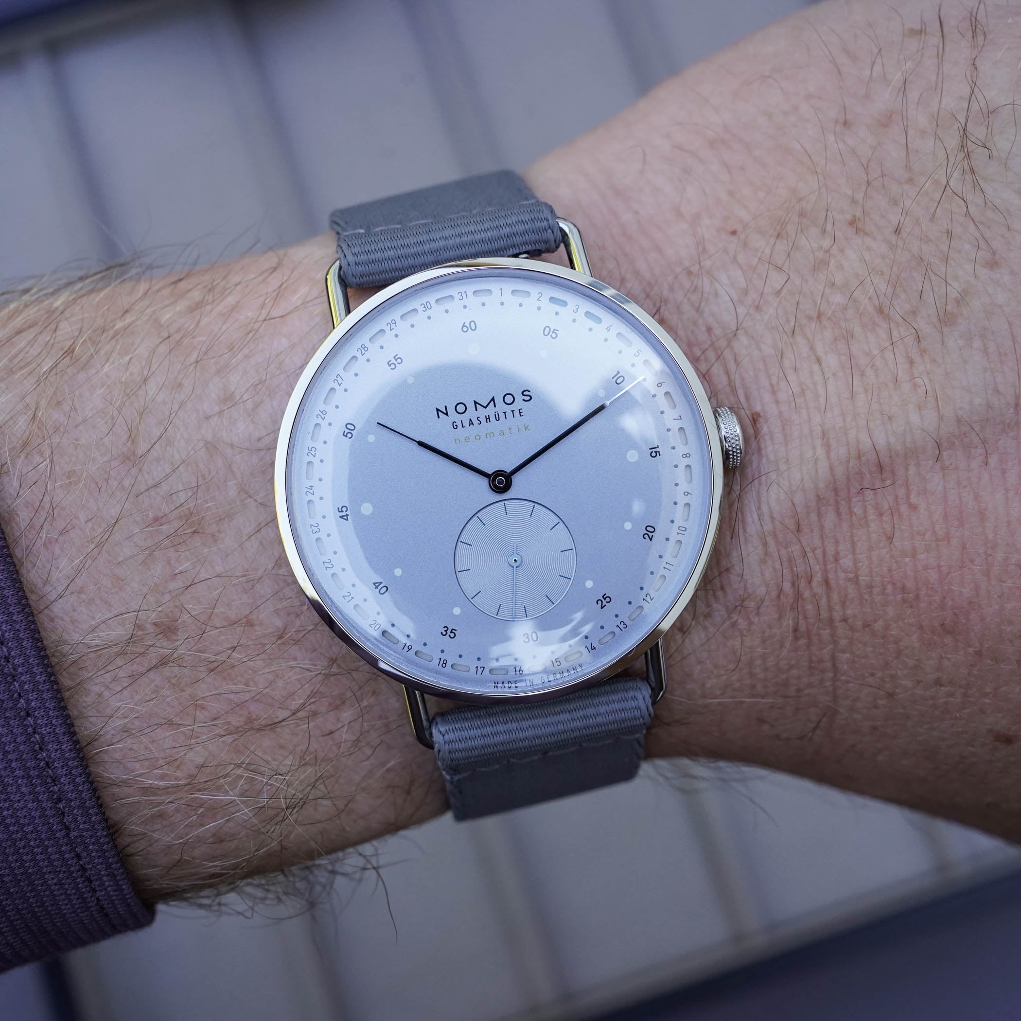 Nomos Metro Ice Blue - photo
