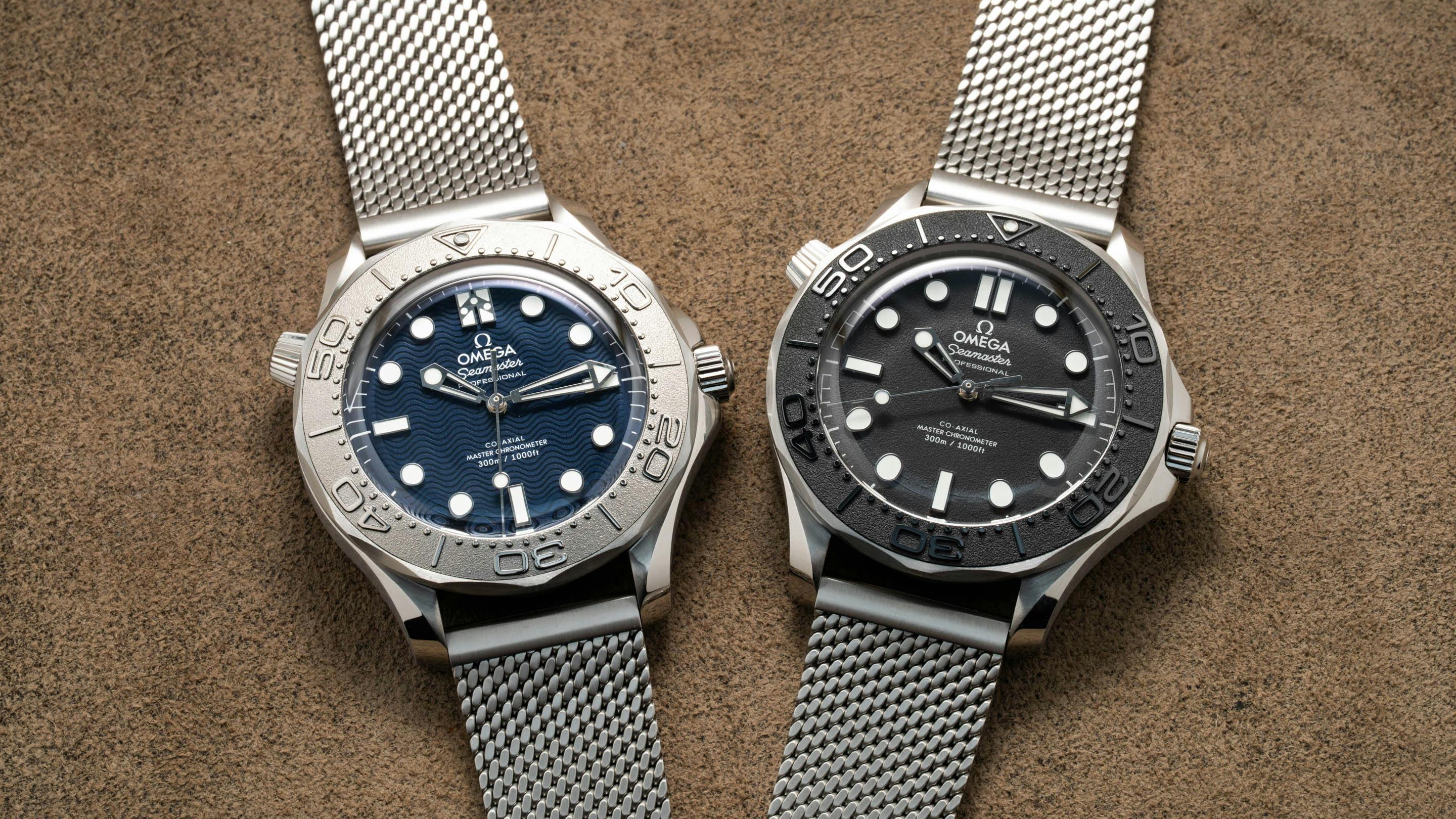 Omega Launches Two New Seamaster Diver 300M Special Editions: One for Bond, One for the Villain