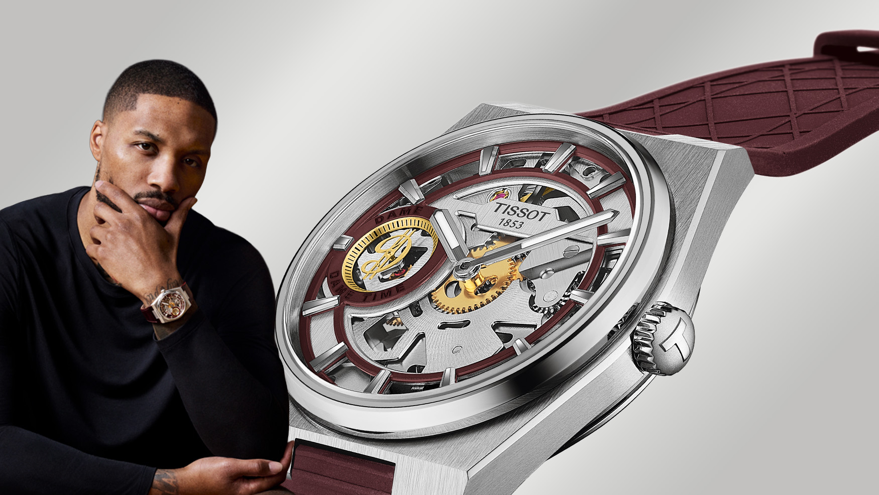Tissot PRX Skeleton Damian Lillard Special Edition - photo